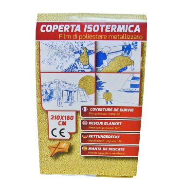 COBERTOR DE SOBREVIVÊNCIA ISOLANTE
